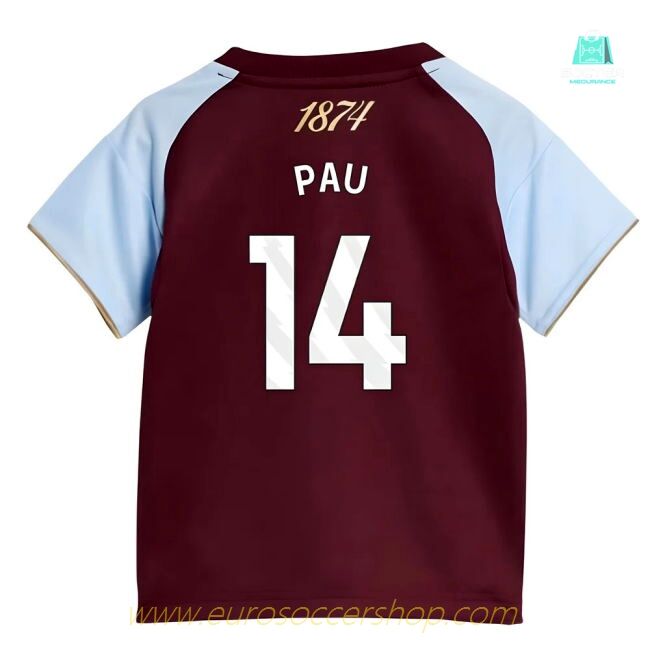 2025-2026 Aston Villa Home Baby Kit (Pau 14)