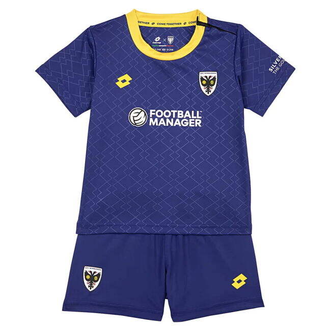 AFC Wimbledon Mini official style Home Kit 2025-2026