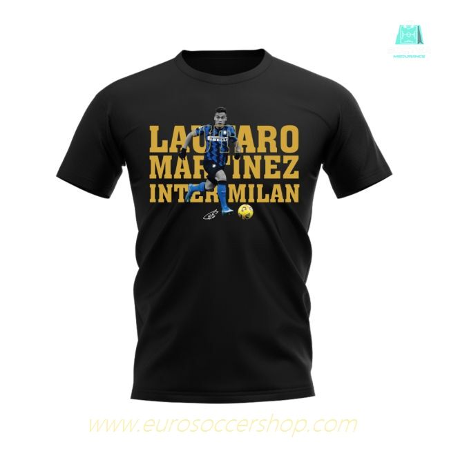 Lautaro Martinez Inter Milan Player Tee (Black)
