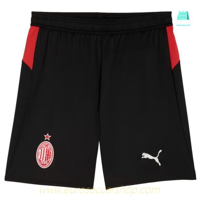 2025-2026 AC Milan Home Shorts (Black)