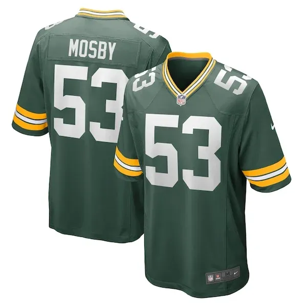 Green Bay Packers Arron Mosby Game Jersey - Green | NFL Player Jersey