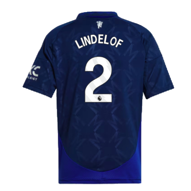 2024-2025 Man Utd Away Shirt (kids) (lindelof 2) - Match Day Jersey