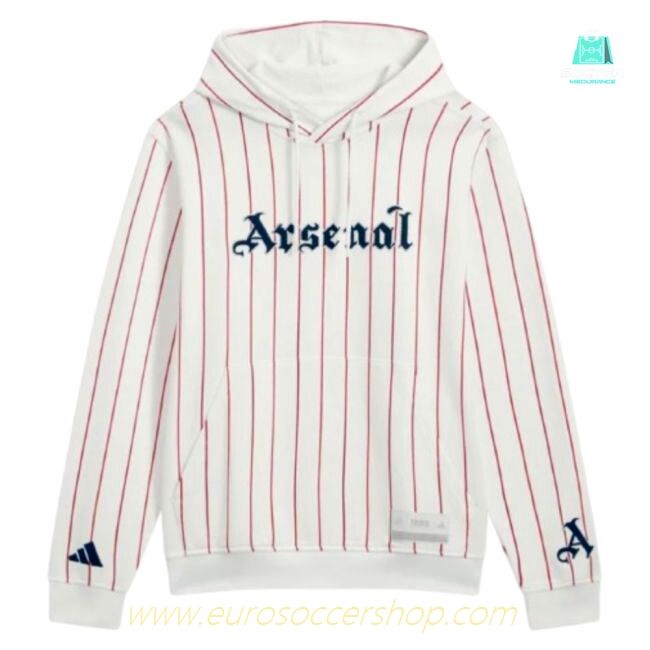 2025-2026 Arsenal AOP US Hoody (White)