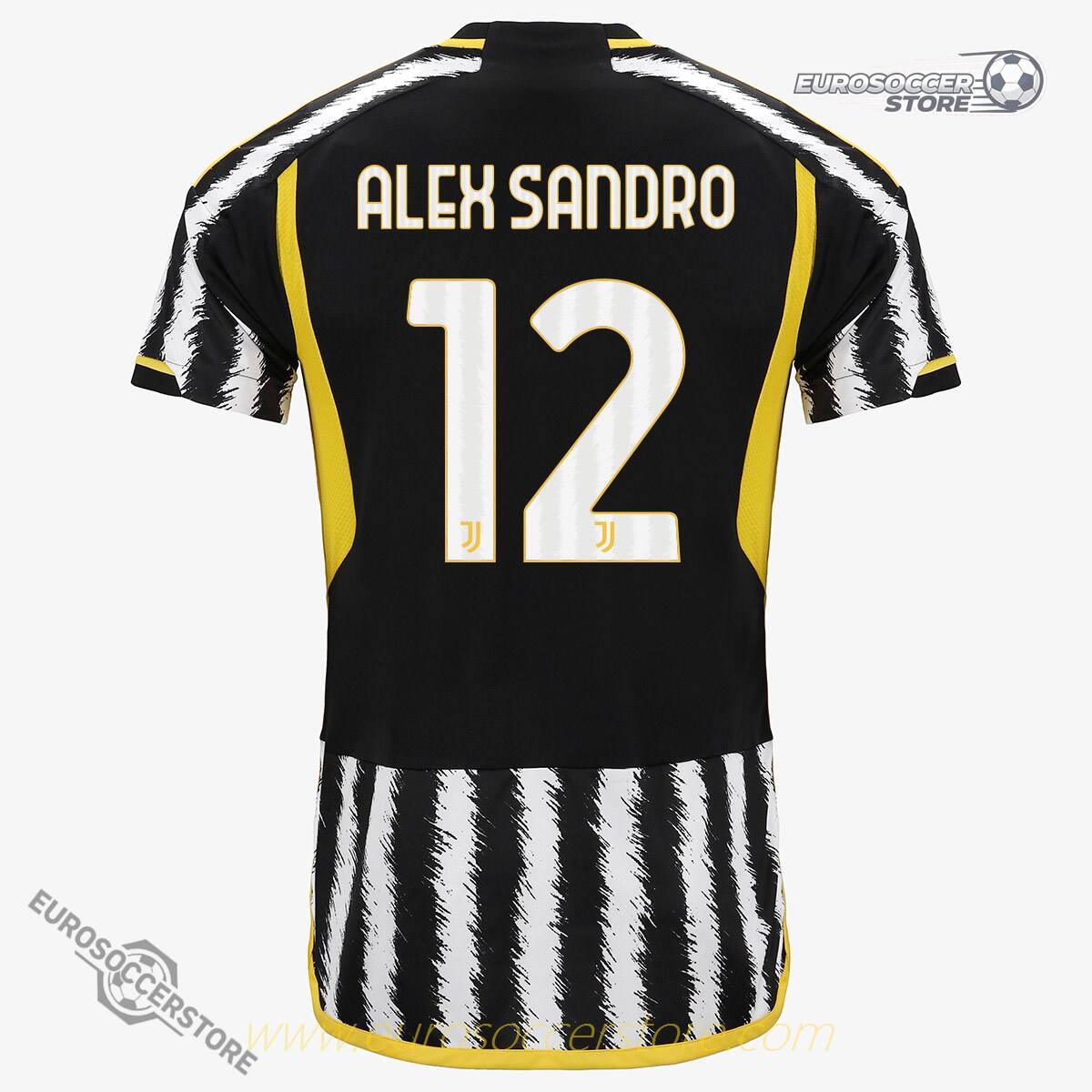 Alex Sandro's Juventus 23-24 Season Home Jersey - Number 12