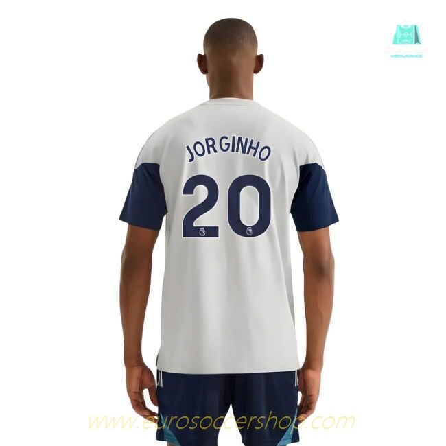 2025-2026 Arsenal Training Tee (Grey) (Jorginho 20)
