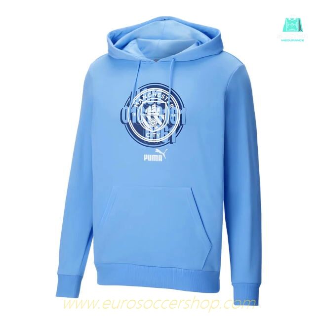 2024-2025 Man City ftblCulture Hoody (Light Blue)
