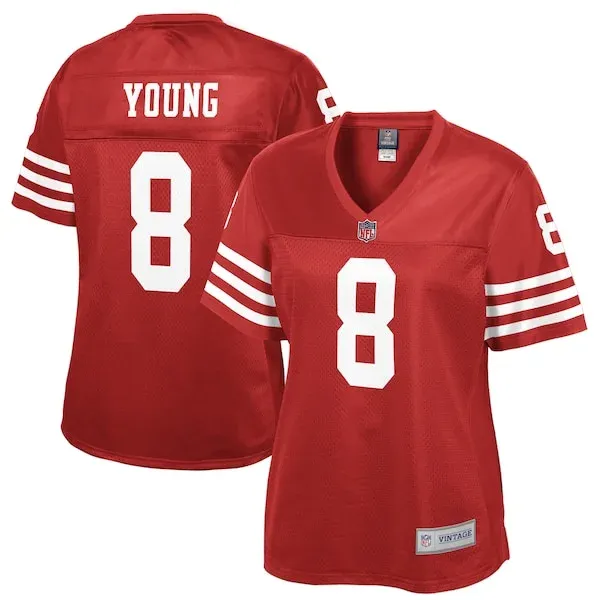 Performance San Francisco 49ers Replica Jersey - Premium Scarlet NF...