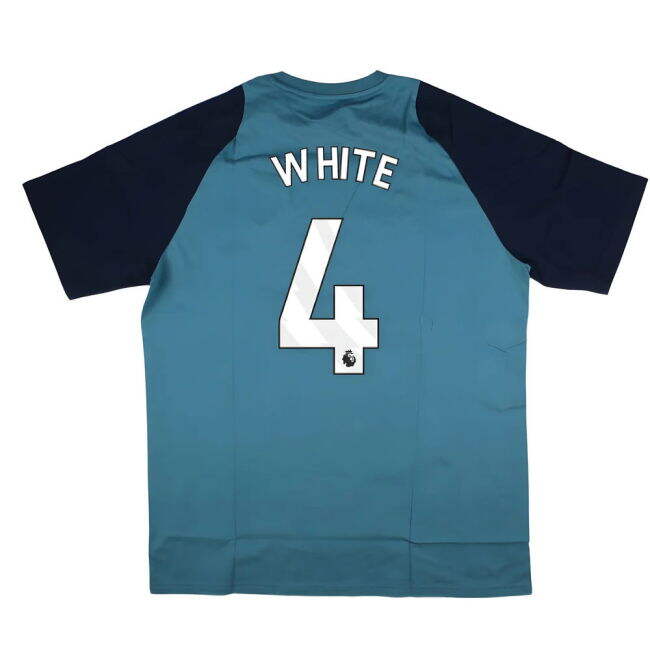 2025-2026 Arsenal Training Tee (Blanch Blue) (White 4)