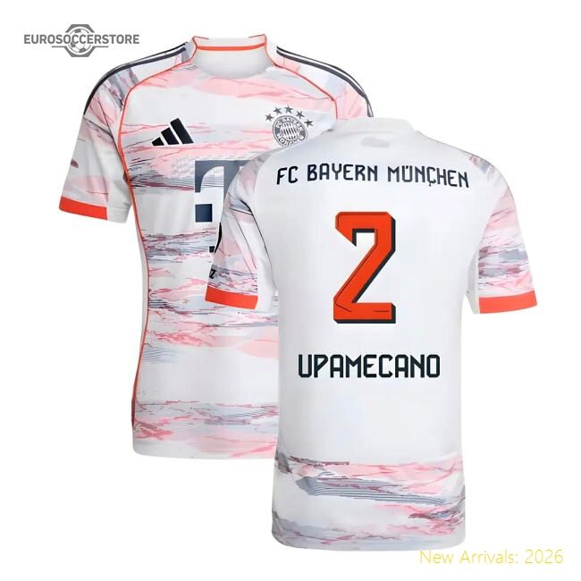 Exceptional 2025-2026 Bayern Munich Away Jersey (upamecano 2)