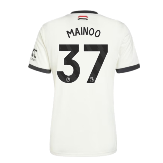 Classic Man Utd 2024-2025 Man Utd Third Shirt (Mainoo 37) for Train...