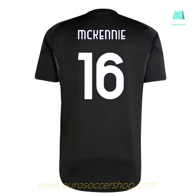 2025-2026 Juventus Training Shirt (Black) (McKennie 16)