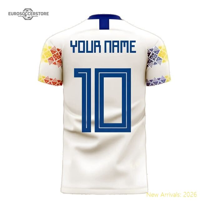 Top European Team 2025-2026 Away Short Sleeve Shirt Retro Ventilation