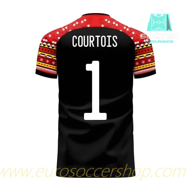 2025-2026 Season Belgium Away Jersey Libero (COURTOIS 1)