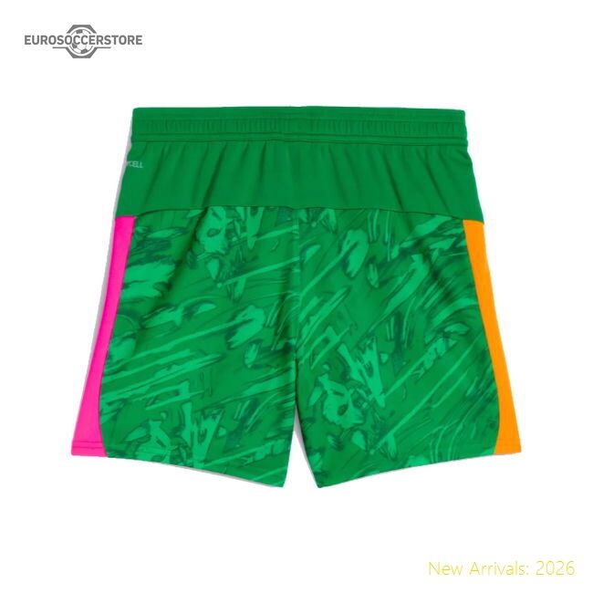 Premium 2025-2026 Man City Goalkeeper Away Shorts (green) - Kids