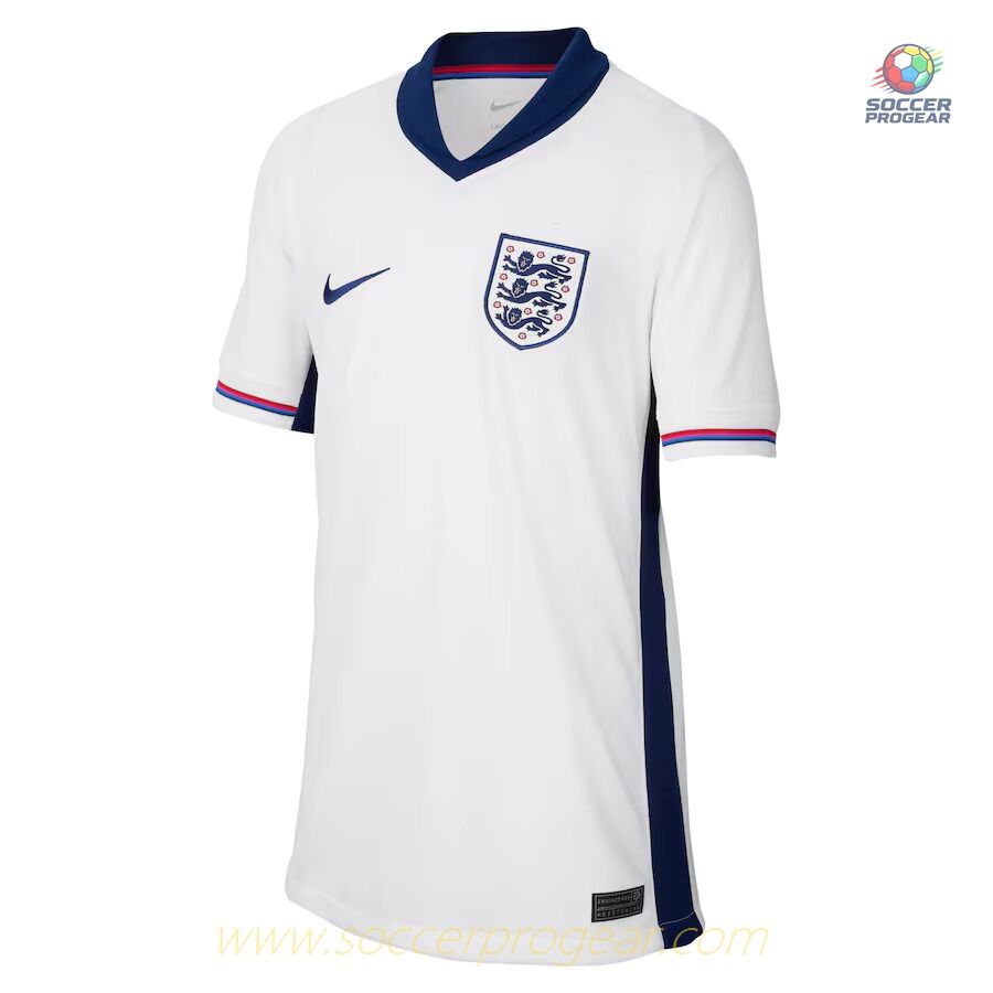 England Home Soccer Shirt 2024-2025 Season Kids