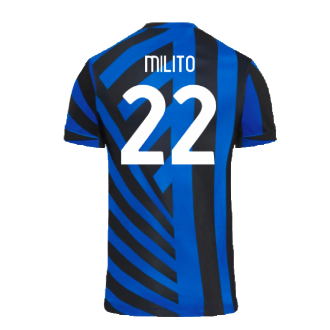 Replica Inter Inter Milan Home Shirt Milito #22 Top Tier Latest Ed...