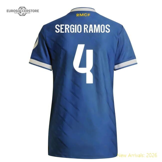 Best-Selling 2025-2026 Real Madrid Authentic Third Shirt (Womens) (Sergio Ramos