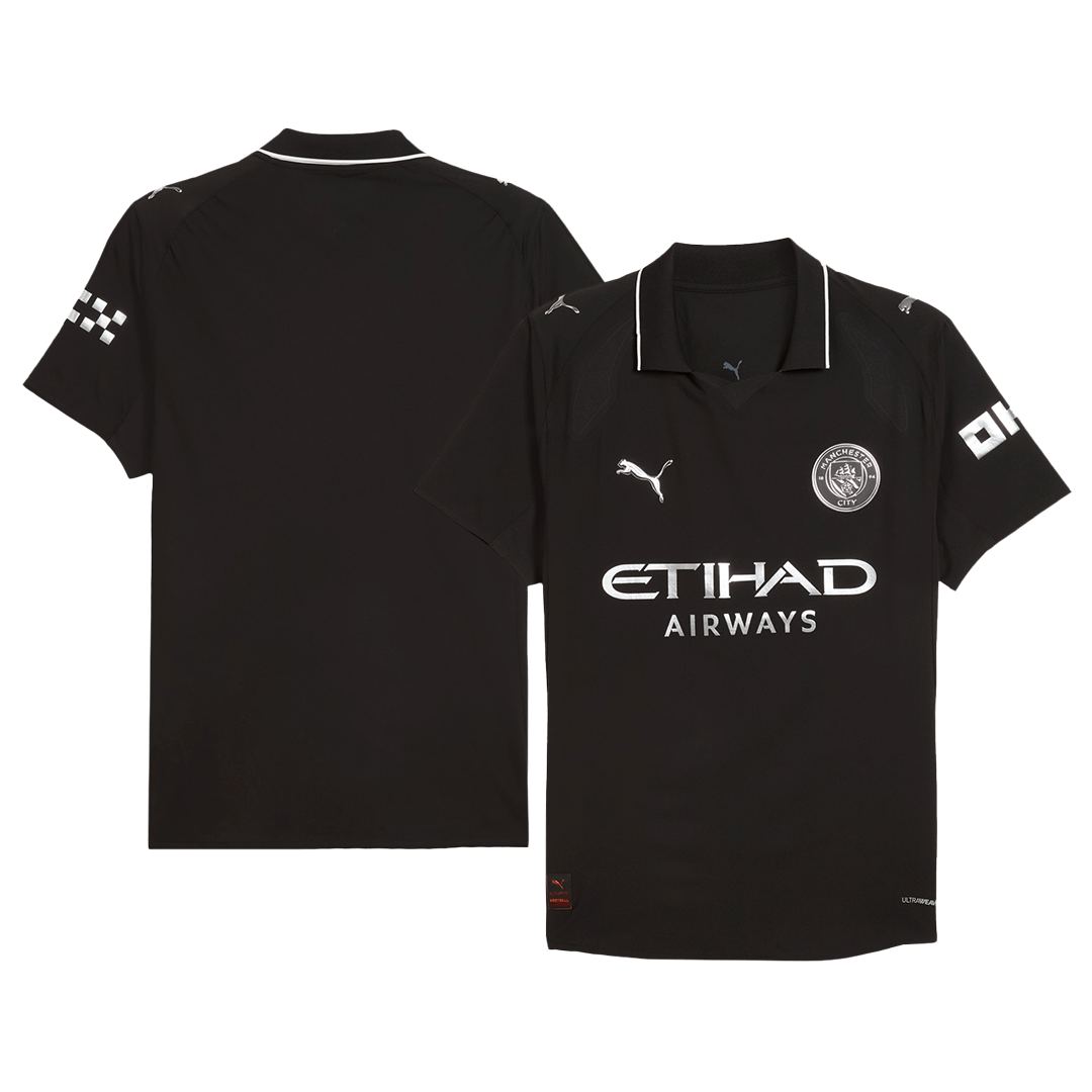 Manchester City Away Authentic Soccer Jersey 2025/26
