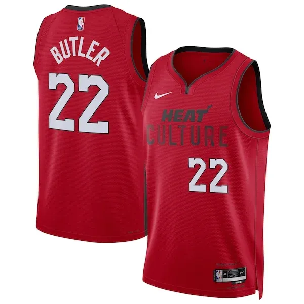 Jimmy Butler MIA Superior Basketball Jersey - Red - Licensed Product