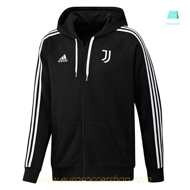2022-2023 Juventus DNA Full Zip Hoody (Black)