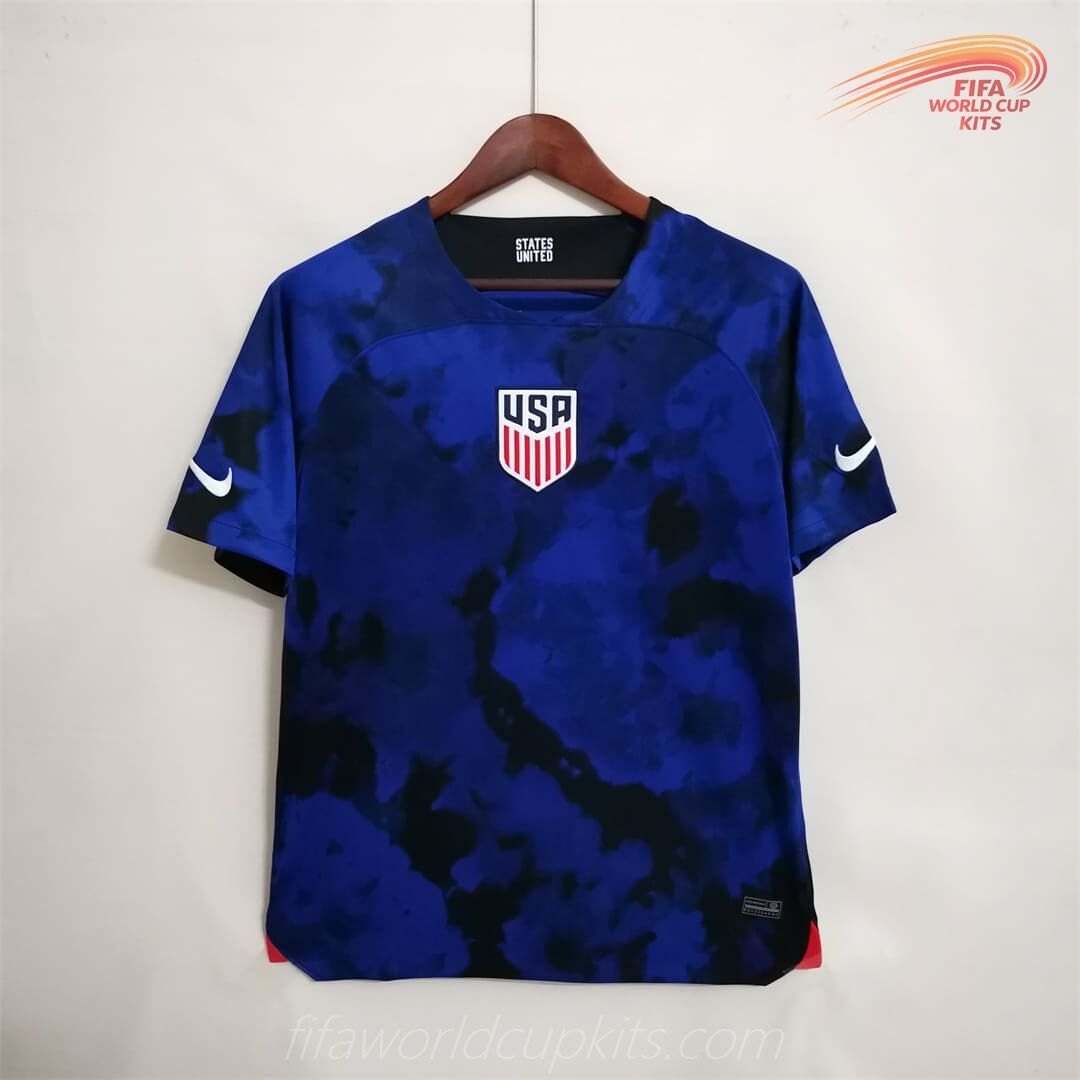 Visiting Soccer Kit of USA 2022 year FIFA World Cup