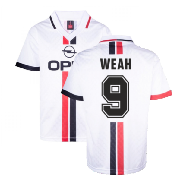 Ac Milan Weah Official Away Jersey Italian Football Macron Hyperwave