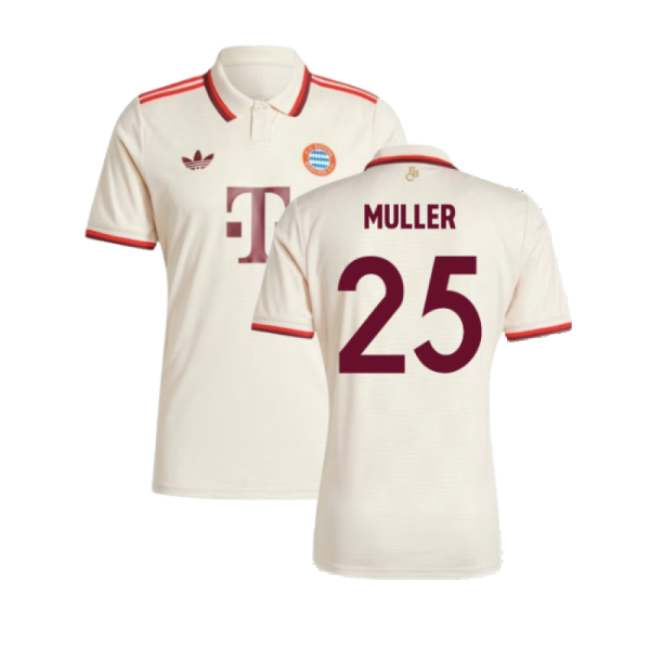 2024-2025 Bayern Third Shirt (Muller 25) Antibacterial Lightweight