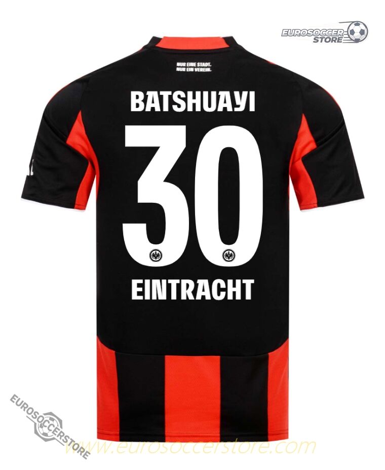 Eintracht Frankfurt 25-26 Home Jersey BATSHUAYI Number 30