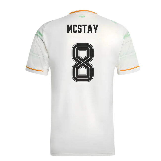 Official Licensed Fan Gear Green And White Hoops Mcstay #8 Updated ...
