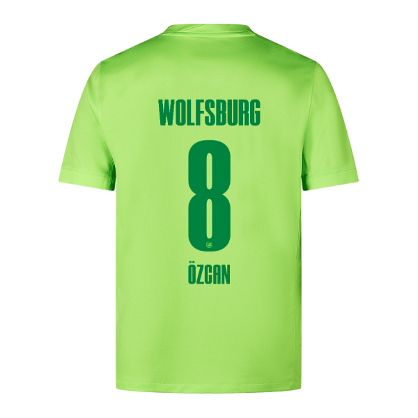 Wolfsburg's 24-25 Home Jersey featuring Özcan #8