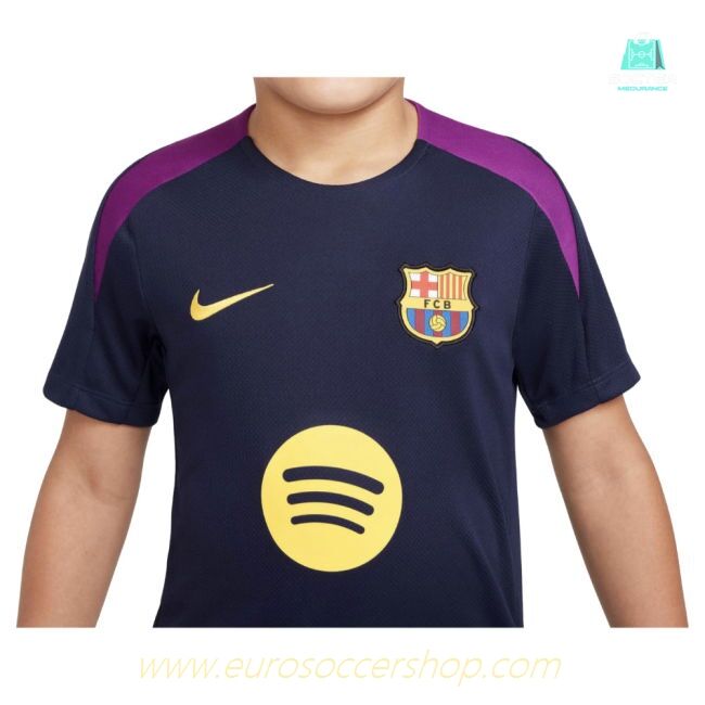 2025-2026 Barcelona Strike Training Shirt (Purple) - Kids