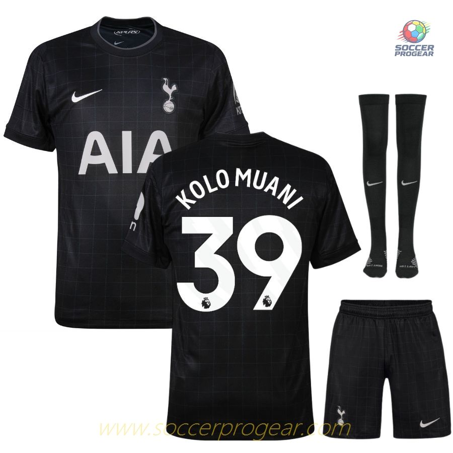 Tottenham Youth Away Team Jersey Team Jersey 2025-26 Edition Kolo Muani
