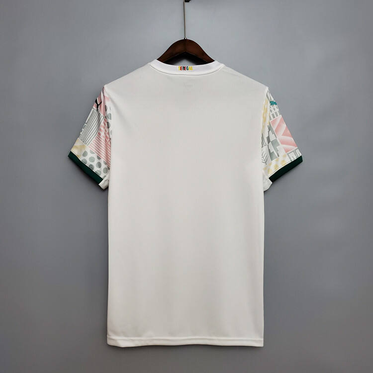 Senegal 2020 Home White Soccer Jersey Football Shirt - Official