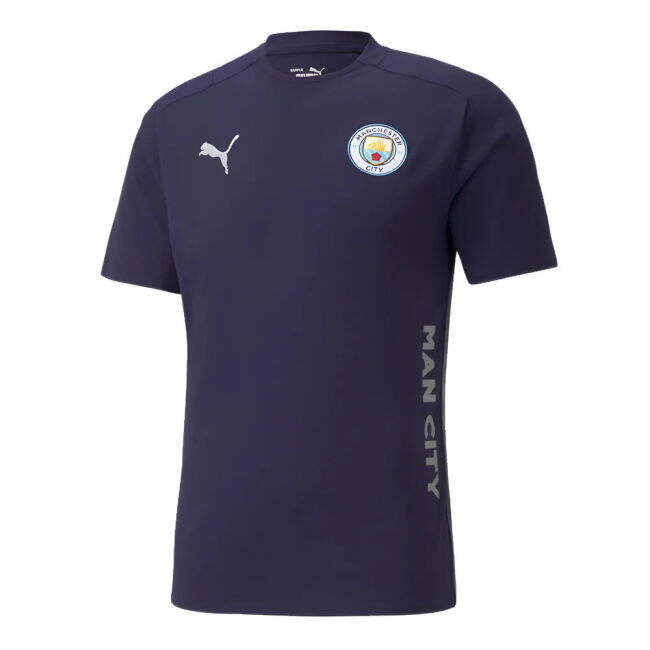 2024-2025 Man City Casuals Tee (Navy) (Hemp 11)