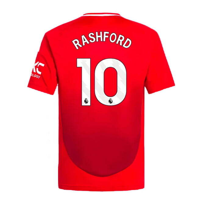 Officially Licensed Man Utd Rashford 10 2024 2024-2025 Man Utd Home...