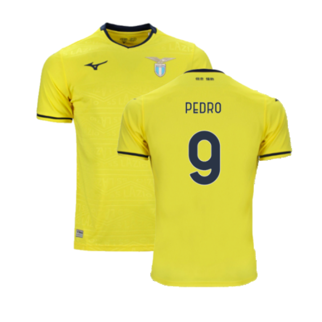 Match Quality Match Day Lazio Lazio Away Shirt Pedro #9 2025-2026 ...