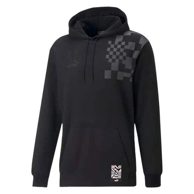 2022-2023 Borussia Dortmund Hoody (Black) Reinforced Seams