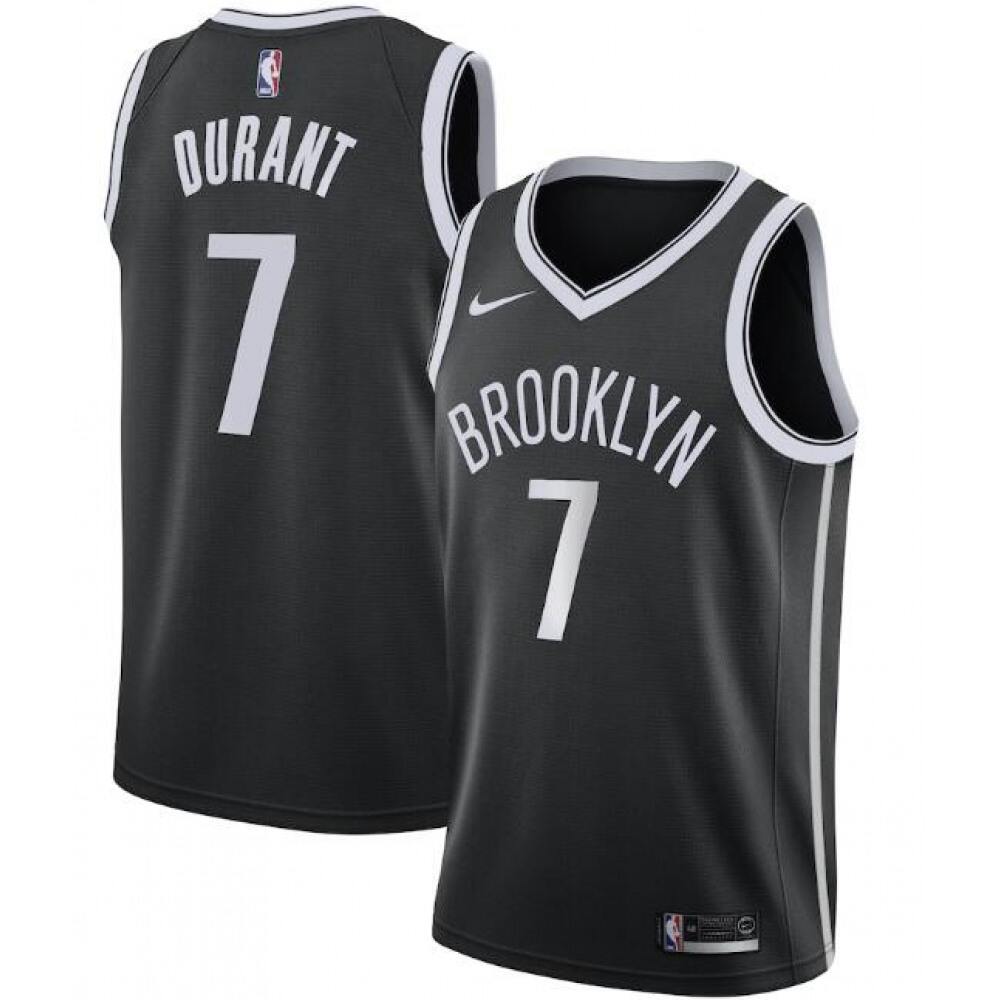Elite Jersey Brooklyn Nets Kevin Durant7 - Black - NBA Collection
