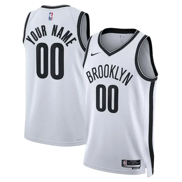 Brooklyn Nets BKN Swingman Jersey - superior authentic-jersey - White