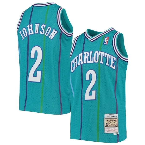 Larry Johnson CHA NBA Jersey - Economical Fan Gear - Licensed Product