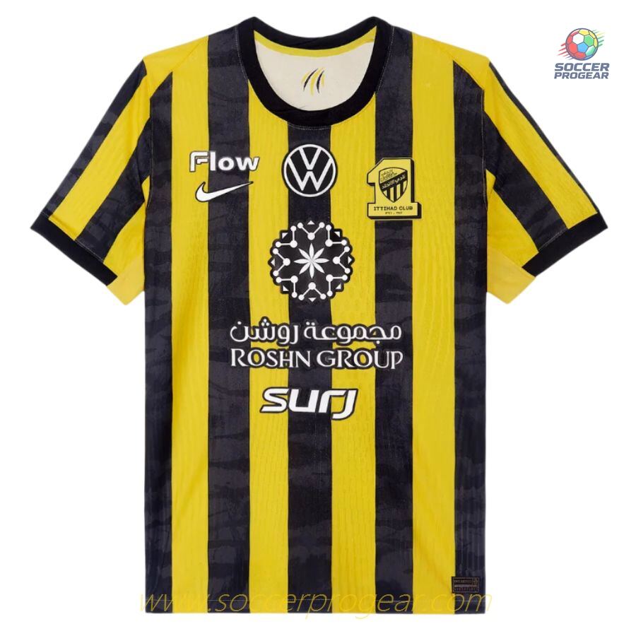 Al Ittihad Home Team Shirt 2025-2026 Season