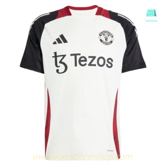 2024-2025 Man Utd Training Jersey (Off White) (B.Fernandes 8)