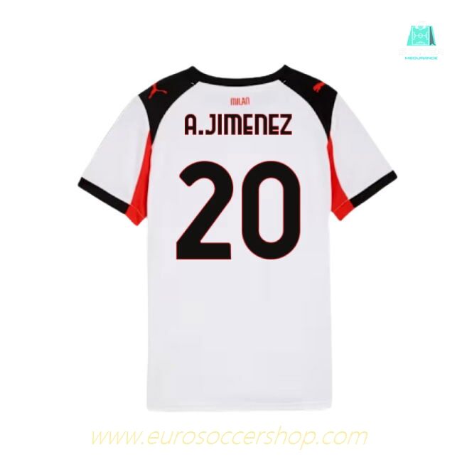 2025-2026 AC Milan Away Shirt (Kids) (A.Jimenez 20)