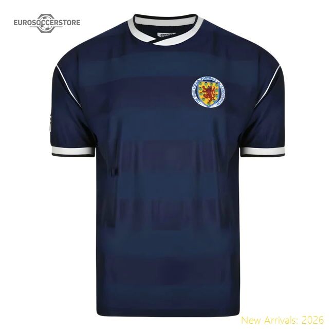 Superior Score Draw Scotland 1986 Retro Football Shirt - Economical