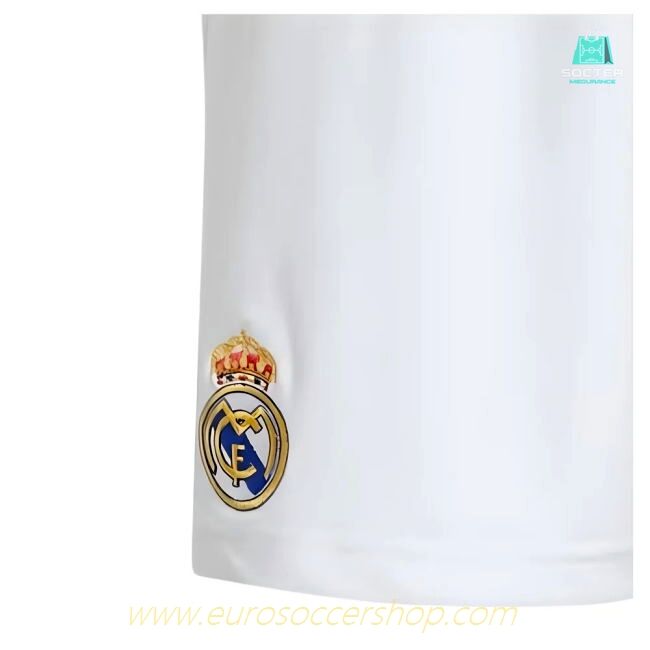 2024-2025 Real Madrid Home Shorts (White)