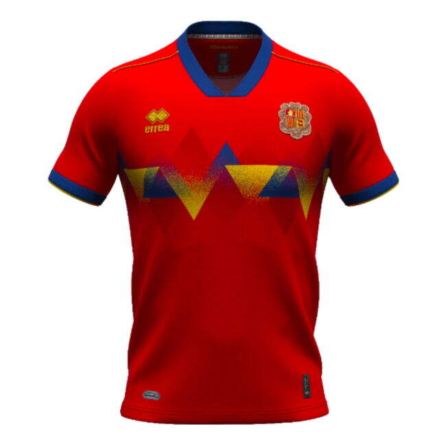 Andorra Modern Home Jersey 2024-2025 #92