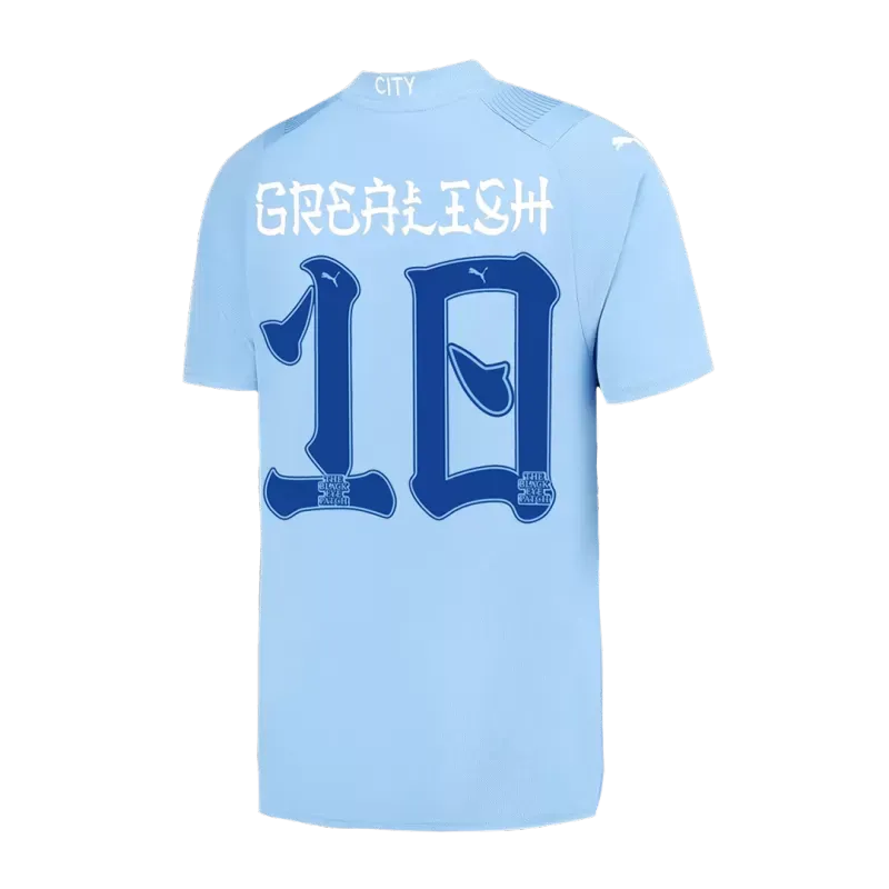 23-24 Manchester City Japanese Tour GREALISH 10 Home Football Jersey