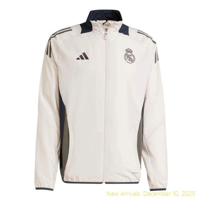 2024-2025 Real Madrid Jacket - Soft Cotton - Durable Fabric