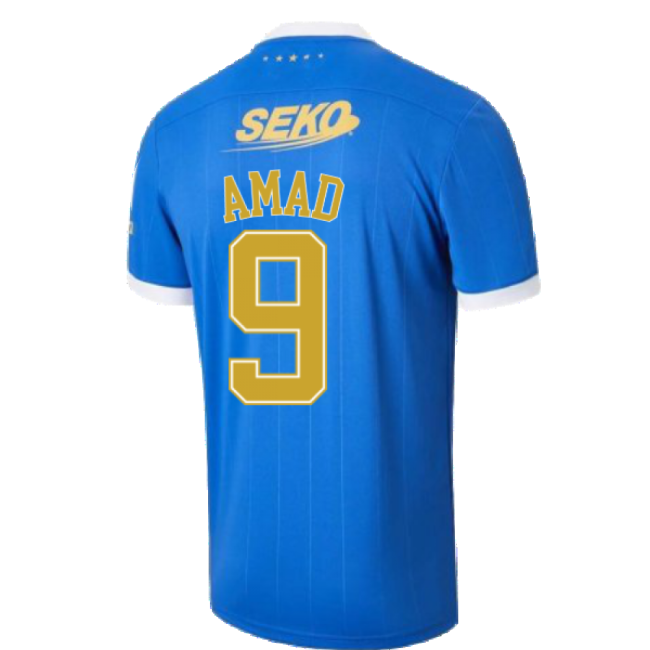 Durable Material Light Blues Amad #9 Fresh Look Replica Official Shirt