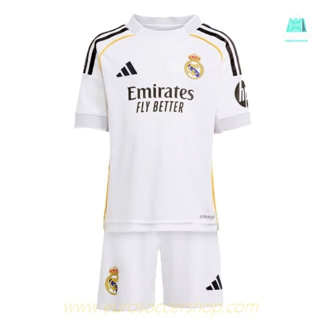 2025-2026 Real Madrid Home Mini Kit (Vini Jr. 7)